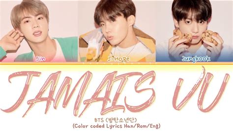 BTS 방탄소년단 Jamais Vu Color Coded Lyrics Eng Rom Han YouTube