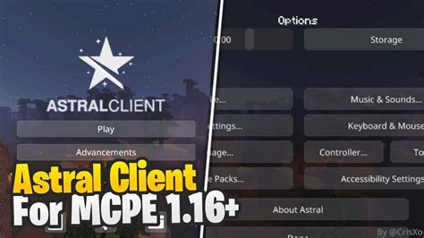 Review Client Mcpe Astral Client Youtube