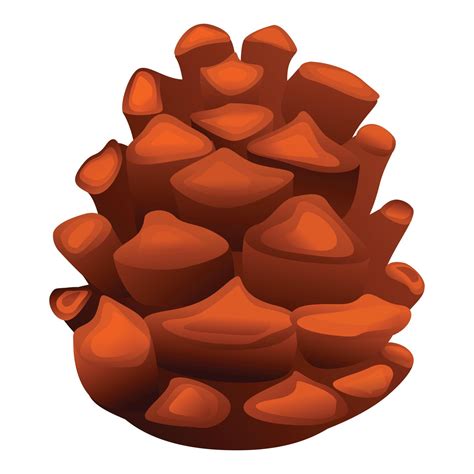 Forest Pine Cone Icon Cartoon Style 14223729 Vector Art At Vecteezy