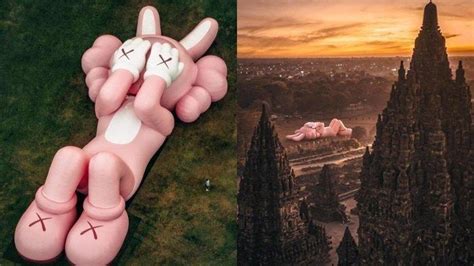 Lagi Viral Patung Pink Rebahan Di Candi Prambanan Berapa Harga Tiket