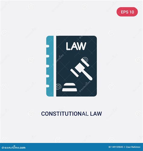 Constitutional Law Icon On White Background Simple Element