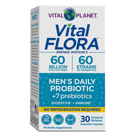 Vital Flora Men S Daily Probiotic VitalPlanet