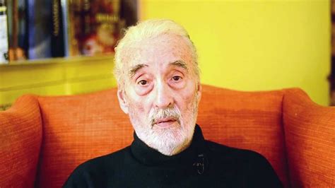 Christopher Lee 2011 Christmas Message Part 1 Youtube