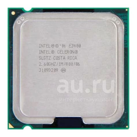 Процессор Intel Lga775 Celeron E3400 2 ядра 2 потока 26ГГц