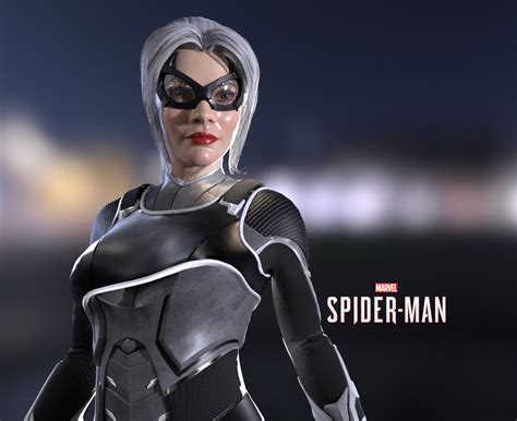 Artstation Black Cat Ps4 Marves Spider Man