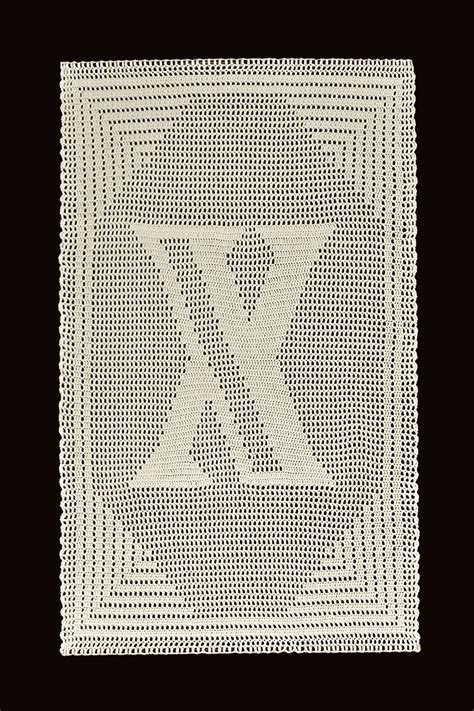 X Pattern Graph Instructions · Filet Crochet By Michele