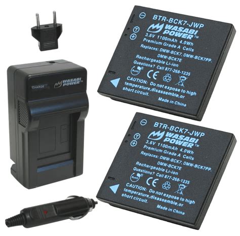 Wasabi Power Battery Pack And Charger For Panasonic Dmw Bck Nca