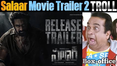 Salaar Movie Trailer Troll Salaar Trailer Troll Salaar Telugu