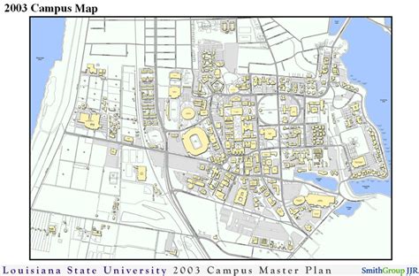 LSU University Campus Map