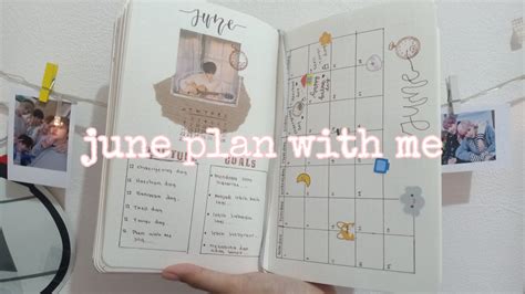 June Plan With Me Youtube