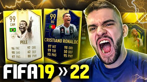 O MELHOR DE TODOS FUT DRAFT Do FIFA 19 AO FIFA 22 YouTube