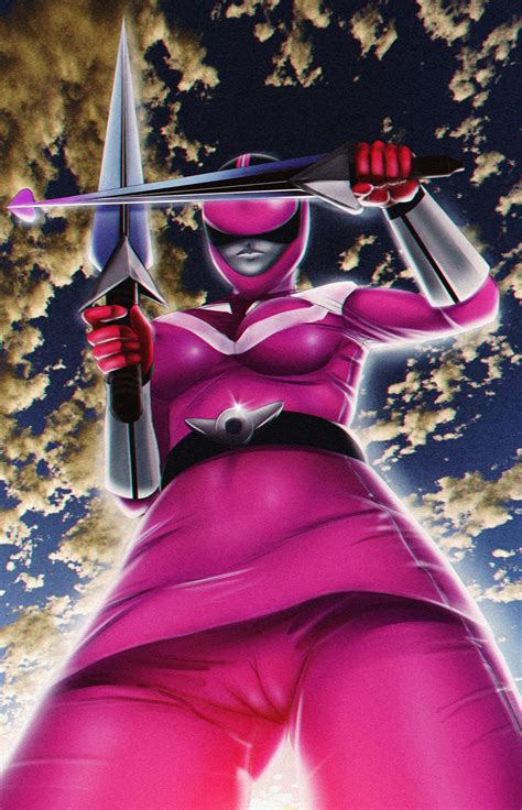 Jen Scotts Pink Time Force Ranger Commission By Angerox On Deviantart