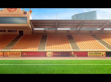 Artstation Cartoon Stadium Background