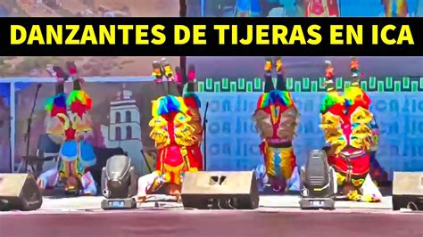 Danzantes de tijeras de Huancavelica 2023 en ICA Perú Expo Perú