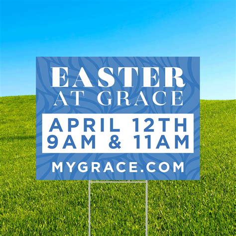 Church Yard Signs for Easter, Christmas, Vacation Bible School & More