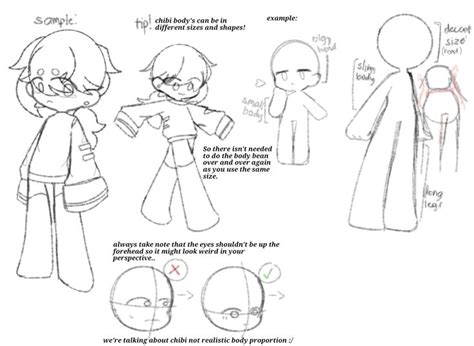 Tip for chibi art | Art reference, Book art drawings, Drawing reference ...