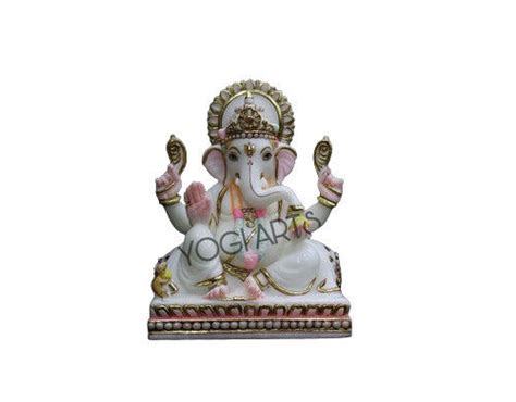 Lord Ganesha Marble Statue At Best Price In Jaipur Yogi Arts