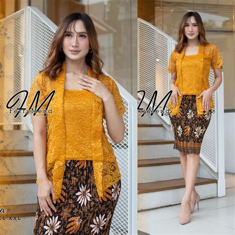 Jual Setelan Dan Atasan Kebaya Kutu Baru Remaja Kebaya Kutubaru