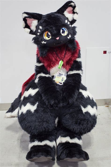 Black Kemono Cat Cat Furry Cat Fursuit Furry