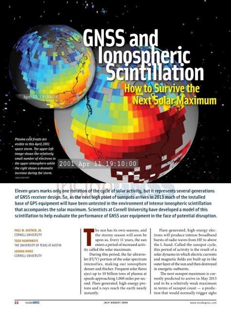 Gnss And Ionospheric Scintillation How To Survive Inside Gnss