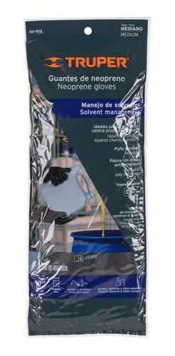 Guantes De Neopreno P Manejo De Qu Micos Medianos Truper Mercadolibre