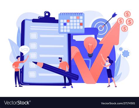 Project Planning Royalty Free Vector Image VectorStock