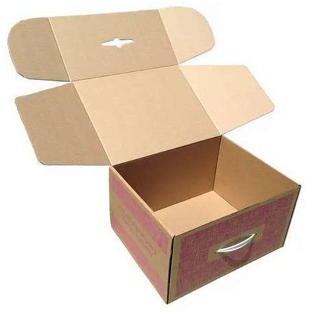 Brown Double Wall 5 Ply Die Cut Corrugated Box At Rs 20 Piece In