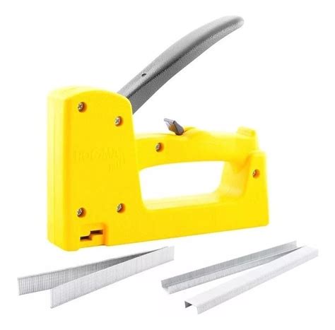 Grampeador Pinador Manual F Rocama Grampos E Pinos Cubo Shop