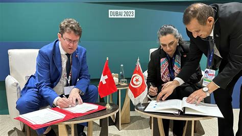 La Suisse Et La Tunisie Signent Un Accord Facilitantles Investissements