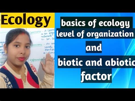 Ecology Basics Of Ecology Level Of Organization And Biotic And