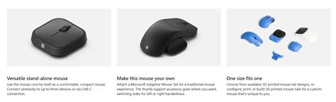 Microsoft Adaptive Mouse Accessories Ots With Apps And Technology