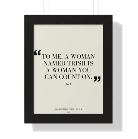 Barb and Star Movie Quote Poster Digital Download Wall Art Print ...