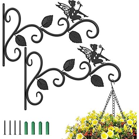 Hanging Basket Brackets Pack Fence Hooks For Hanging Baskets Wrought