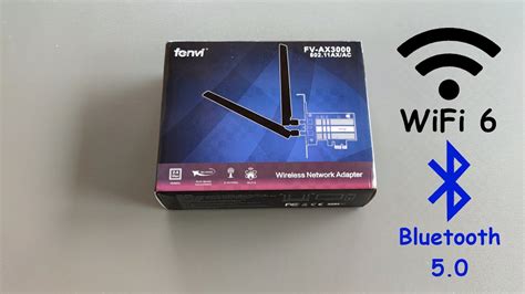 Fenvi Fv Ax Unboxing And Installation Wifi And Bluetooth