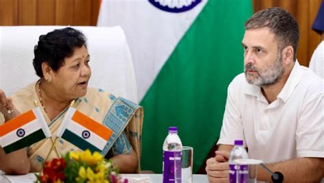 Rahul Gandhi In Manipur Meets Gov Anusuiya Uikey Urges Govt To