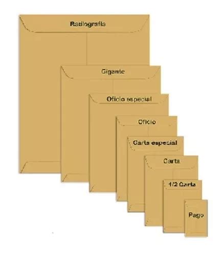 Sobre Tamaño Carta Manila Paq 50 MercadoLibre
