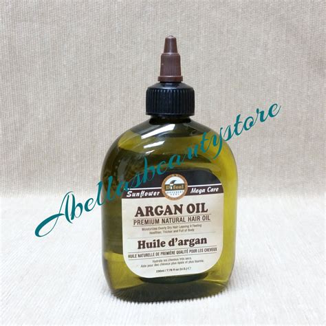 Difeel Argan Oil Premium Natural Hair Oil 778 Oz 230ml Moisturizes Dry Hair Serum And Oils