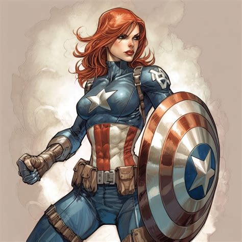 Female Captain America By Iamrudja On Deviantart