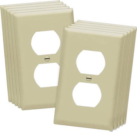 Duplex Wall Plates Kit By Enerlites 8821 I Home Electrical Outlet Cover 1 Gang Standard Size