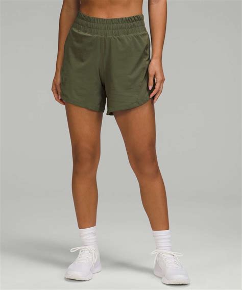 Lululemon Track That High Rise Lined Short Carob Brown Lulu Fanatics