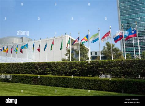 United Nations Headquarters Flags