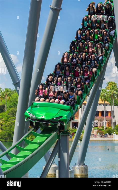 The Incredible Hulk Coaster. Universal Studios. Universal's Islands of ...