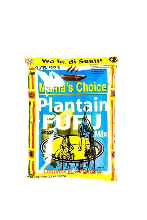 Mamas Choice Plantain Fufu Mix 4kg Nako General Foods