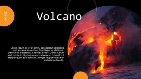 Volcano Powerpoint Template