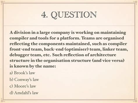 Software Architecture Quiz Questions Ppt