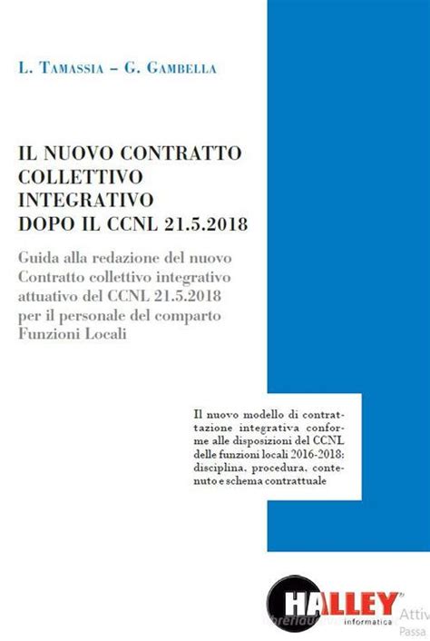 Il Nuovo Contratto Collettivo Integrativo Dopo Il CCNL 21 05 2018 Di