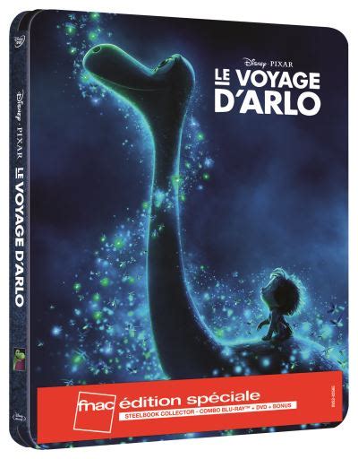 Le Voyage d Arlo Steelbook Edition spéciale Fnac Blu ray Peter Sohn