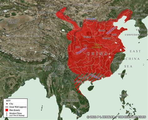 Map of China c.200 BC