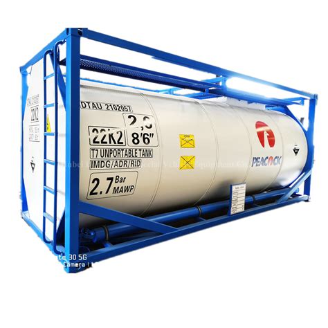 Iso Standard Container Ft Hcl T Chemical Liquid Transportation Tank