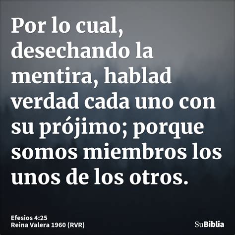 Efesios 4 25 Biblia